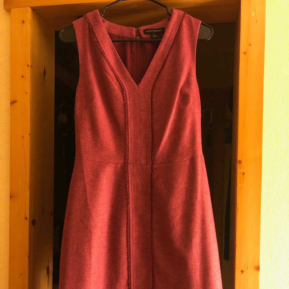 Banana Republic Tweed Fitted Dress